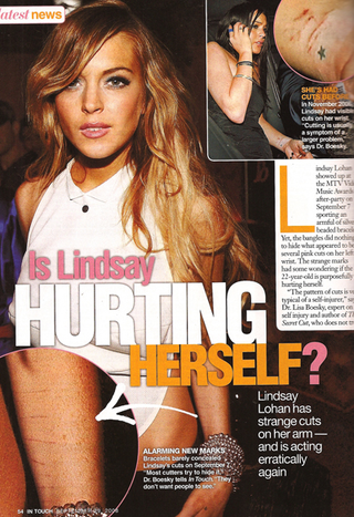 Illustration for article titled This Week In Tabloids: Miley's Man Models, Lindsay Cuts Herself, 90210 Stars Don't Eat